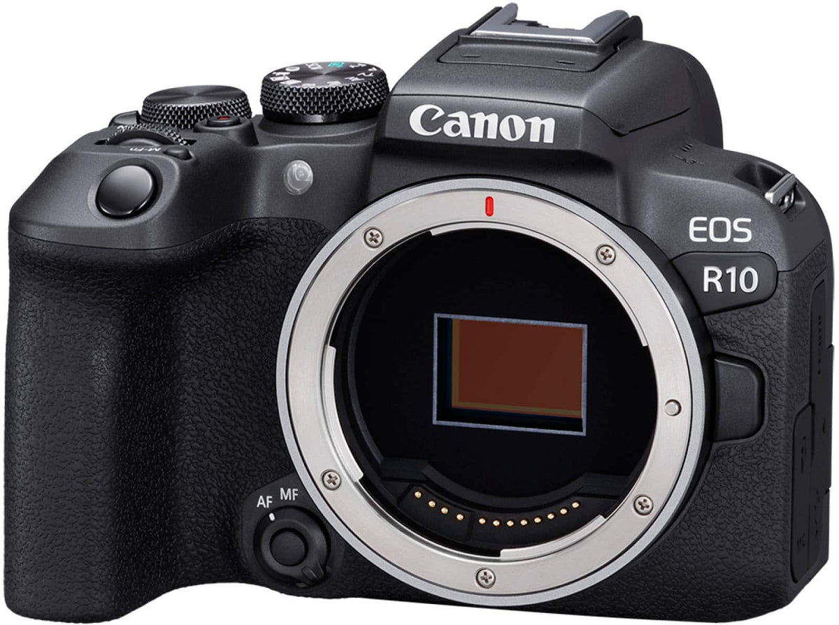Canon - EOS R10 Mirrorless Camera with RF-S18-45 f/4.5-6.3 IS STM Lens - Black