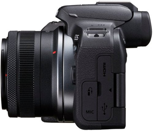 Canon - EOS R10 Mirrorless Camera with RF-S18-45 f/4.5-6.3 IS STM Lens - Black