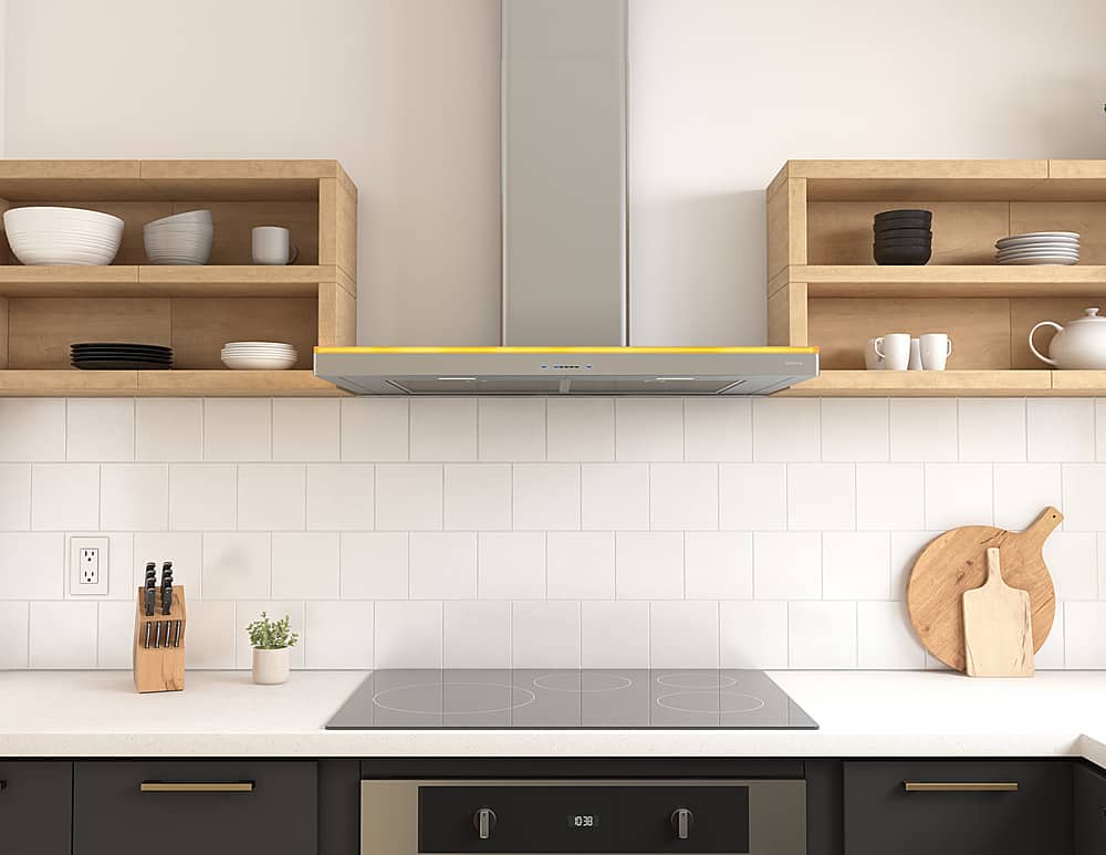 Zephyr - 36 inches - Convertible - Wall Range Hood - Stainless Steel