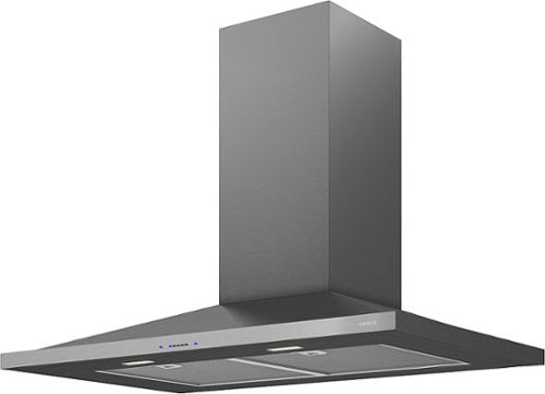 Zephyr - 36 inches - Convertible - Wall Range Hood - Black Stainless Steel