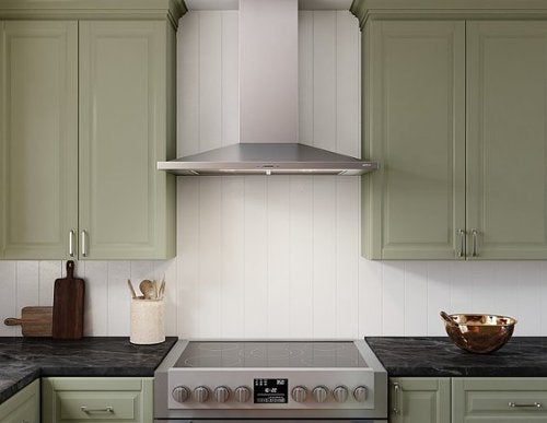 Zephyr - 24 inches - Convertible - Wall Range Hood - Stainless Steel