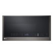 LG - 1.7 Cu. Ft. Convection Over-the-Range Smart Microwave with Sensor Cooking and Air Fry - Black Stainless Steel