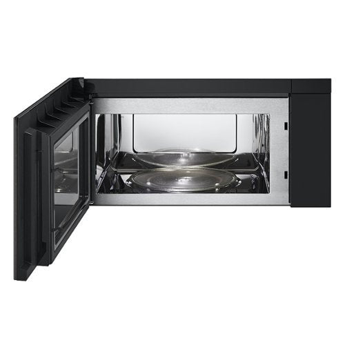 LG - 1.7 Cu. Ft. Convection Over-the-Range Smart Microwave with Sensor Cooking and Air Fry - Black Stainless Steel