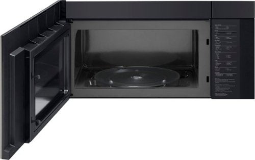 LG - 2.0 Cu. Ft. Over-the-Range Microwave with Sensor Cooking and EasyClean - Black Stainless Steel