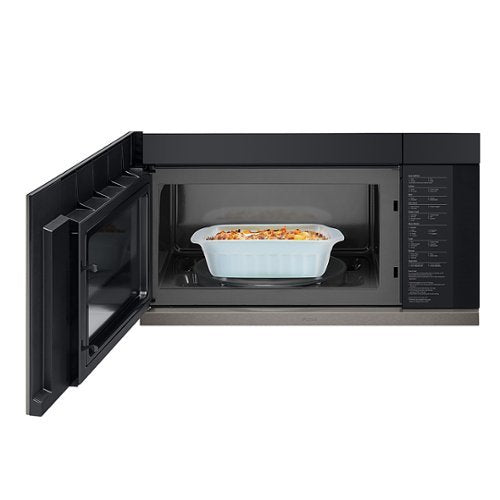 LG - 2.1 Cu. Ft. Over-the-Range Smart Microwave with Sensor Cooking and ExtendaVent 2.0 - Black Stainless Steel