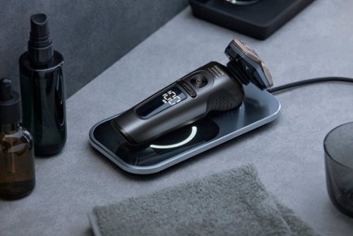 Philips Norelco - 9000 Prestige Shaver with Qi Charging Pad and Premium Case - Black