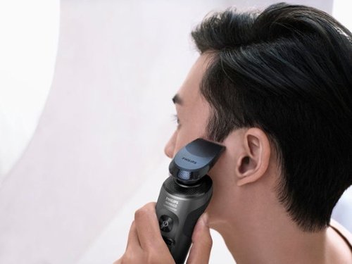 Philips Norelco - 9000 Prestige Shaver with Qi Charging Pad and Premium Case - Black