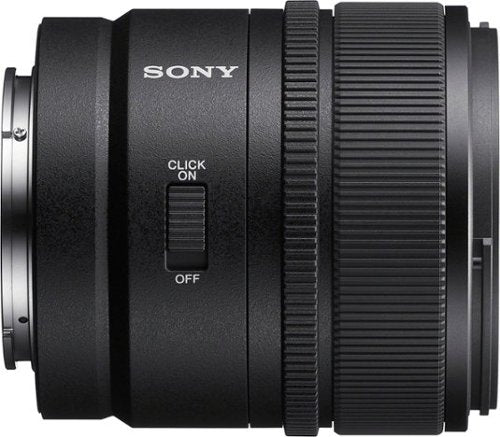 Sony - E 15mm F1.4 G APS-C Large-Aperture Wide-Angle G Lens - Black