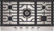LG - STUDIO 36” Built-In Smart Gas Cooktop with 5 Burners and Griddle - Stainless Steel