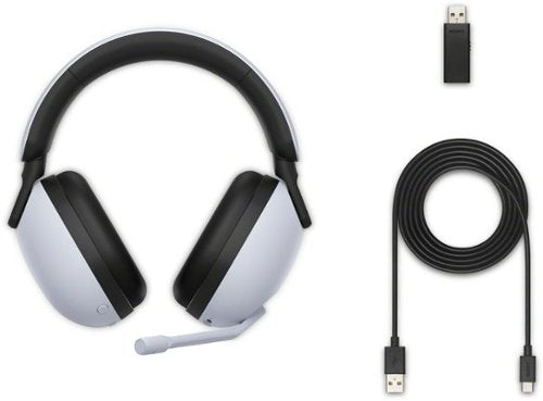 Sony - INZONE H9 Wireless Noise Cancelling Gaming Headset, Perfect for PS5, PS4, PC - White