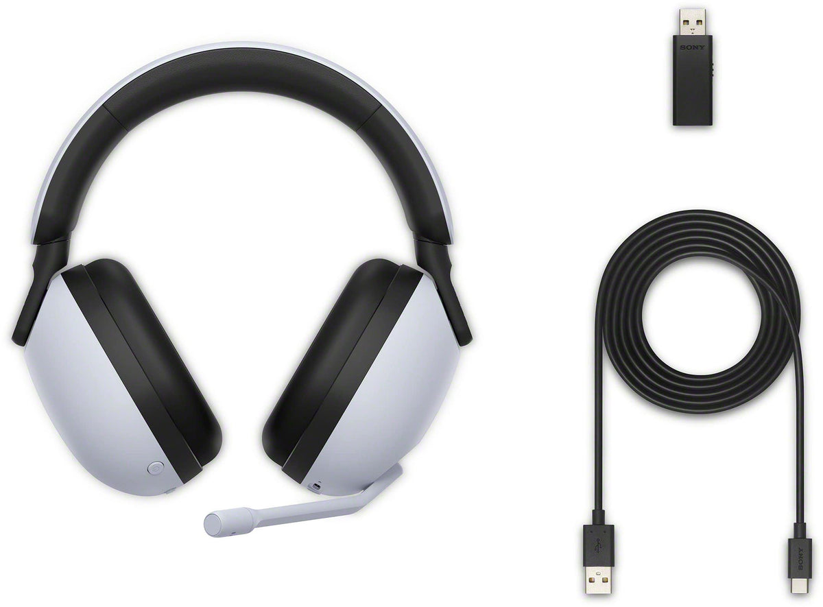Sony - INZONE H9 Wireless Noise Cancelling Gaming Headset, Perfect for PS5, PS4, PC - White