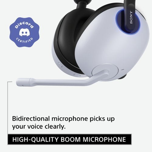 Sony - INZONE H9 Wireless Noise Cancelling Gaming Headset, Perfect for PS5, PS4, PC - White