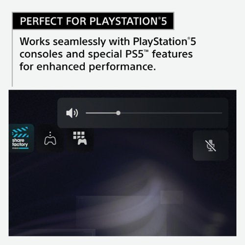 Sony - INZONE H9 Wireless Noise Cancelling Gaming Headset, Perfect for PS5, PS4, PC - White