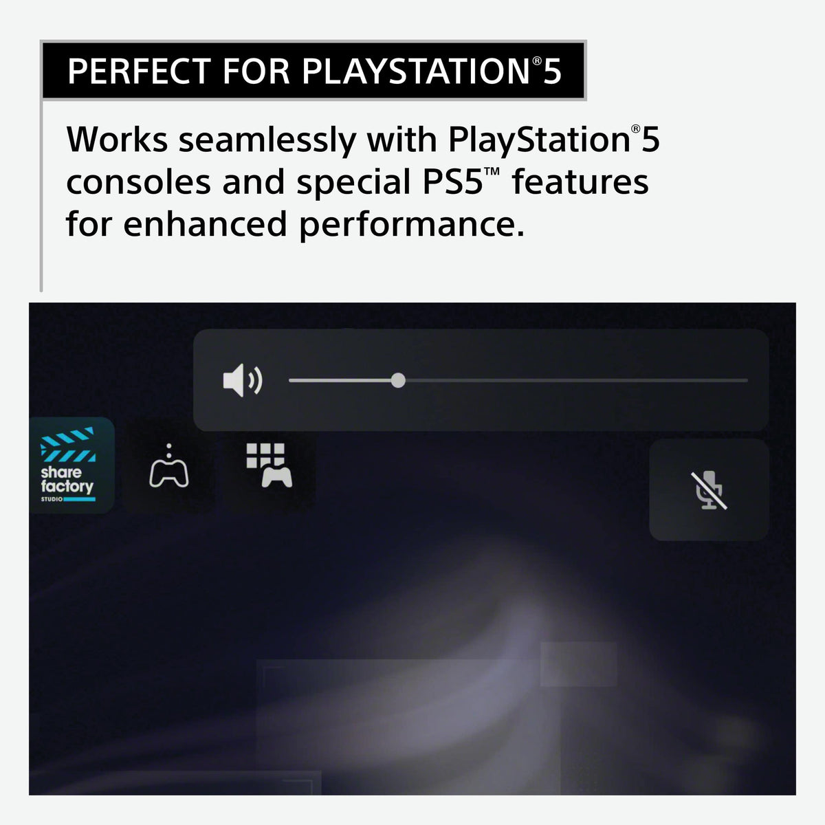 Sony - INZONE H9 Wireless Noise Cancelling Gaming Headset, Perfect for PS5, PS4, PC - White