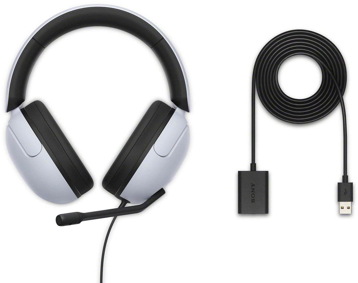 Sony - INZONE H3 wired Gaming Headset for PC, PS5, PS4 - White