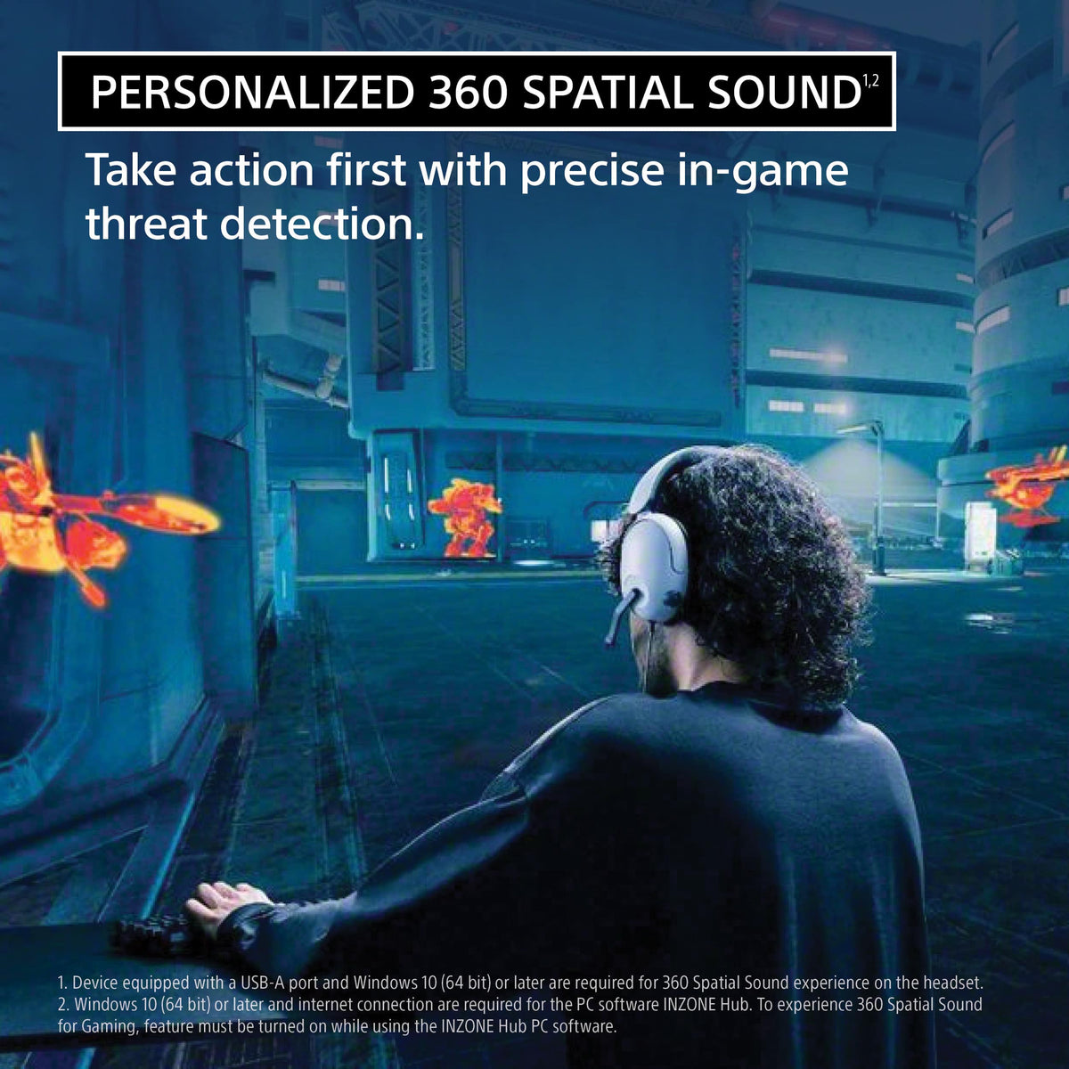 Sony - INZONE H3 wired Gaming Headset for PC, PS5, PS4 - White