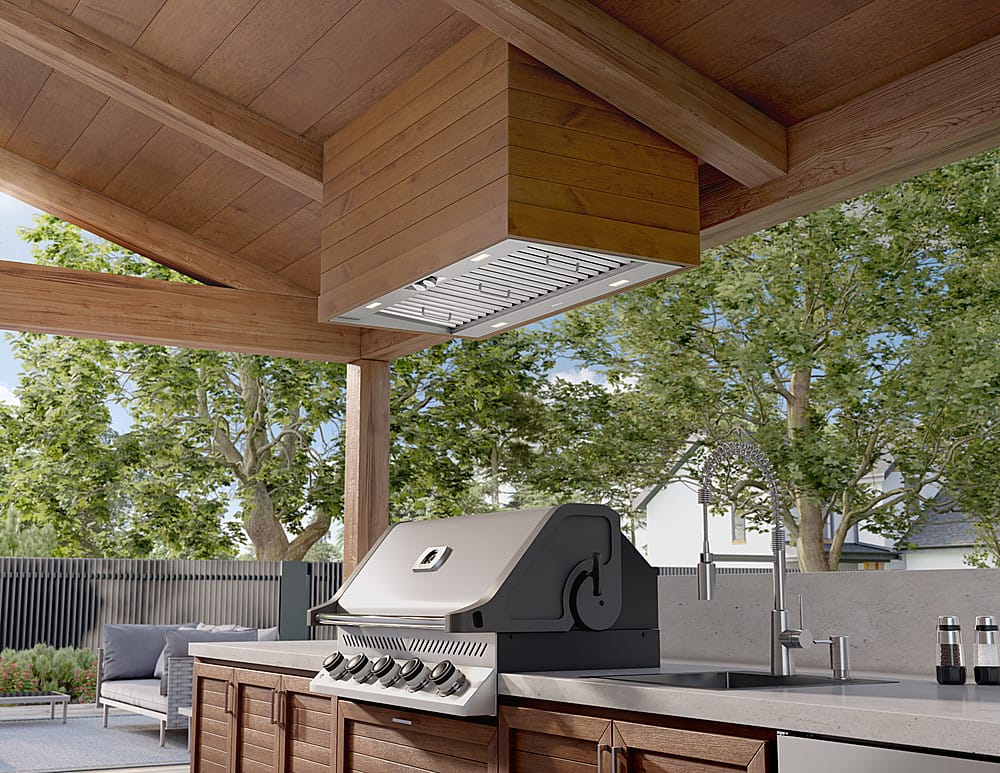 Zephyr - 42 inches - Externally Vented - Range Hood Insert - Stainless Steel Outdoor