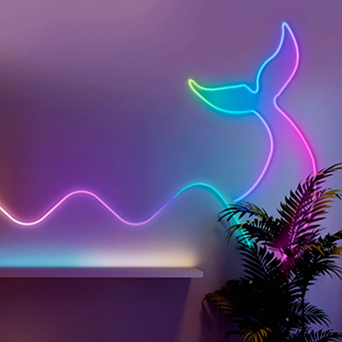 Govee - RGBIC Neon Rope Light - 6.5 Ft - Multi