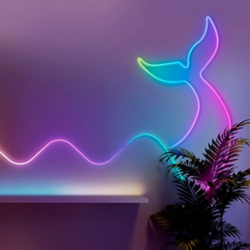 Govee - RGBIC Neon Rope Light - 6.5 Ft - Multi