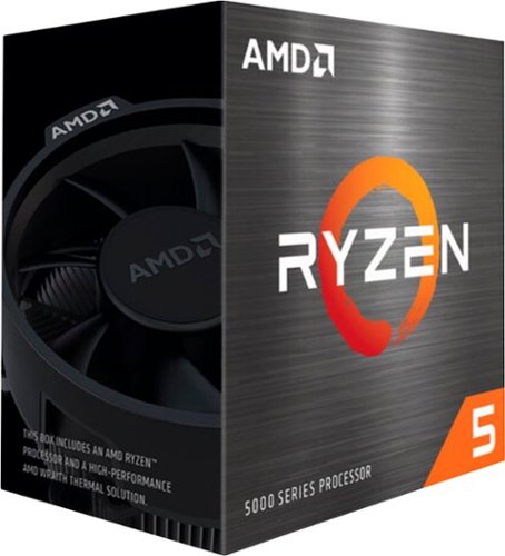 AMD - Ryzen 5 5500 6-Core - 12 Thread 3.6 GHz (4.2 GHz Max Boost) Socket AM4 PCI Express 3.0 Unlocked Desktop Processor - Black
