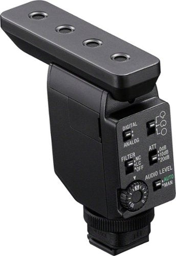 Sony - ECMB10 Multi-directional Shotgun Microphone - Black