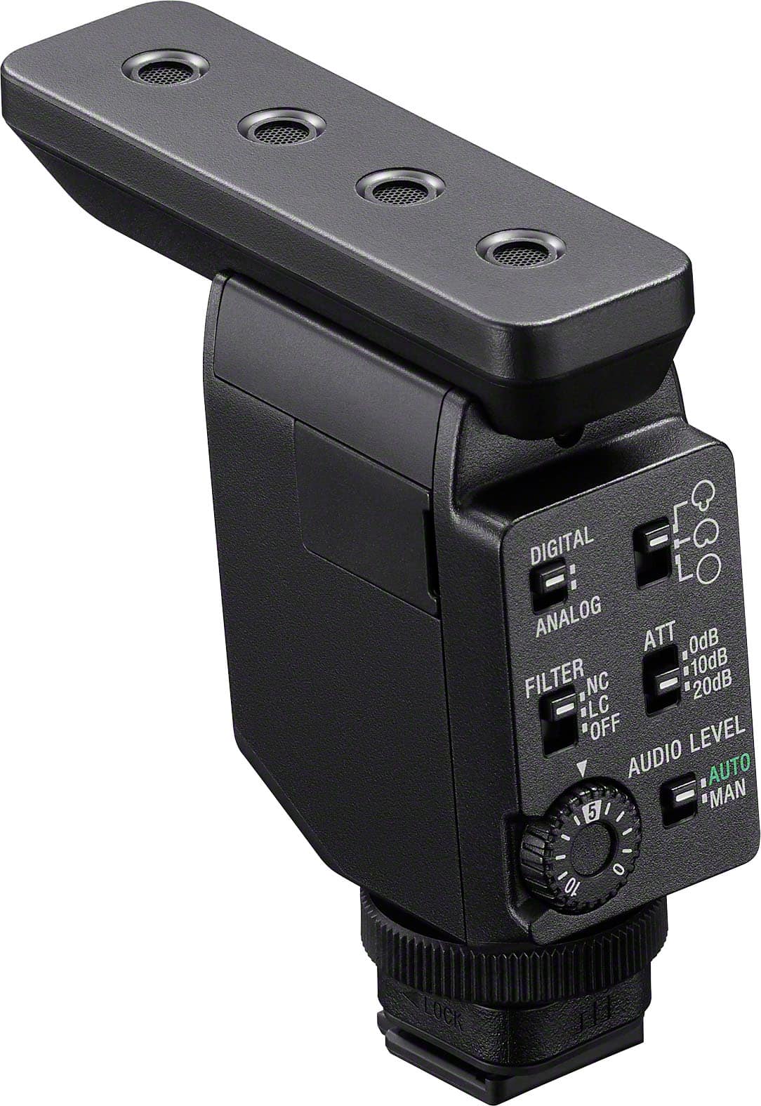 Sony - ECMB10 Multi-directional Shotgun Microphone - Black