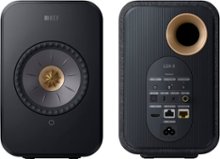 KEF - LSXII Wireless Bookshelf Speakers (Pair) - Black