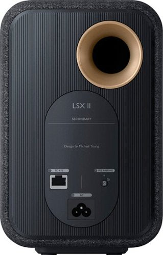 KEF - LSXII Wireless Bookshelf Speakers (Pair) - Black