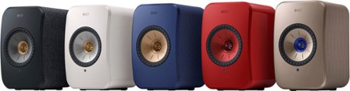 KEF - LSXII Wireless Bookshelf Speakers (Pair) - Black