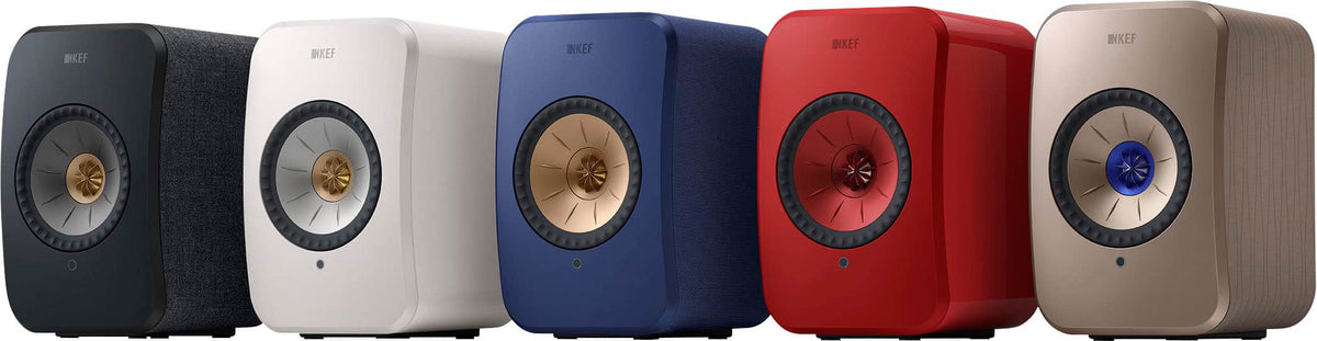 KEF - LSXII Wireless Bookshelf Speakers (Pair) - Black
