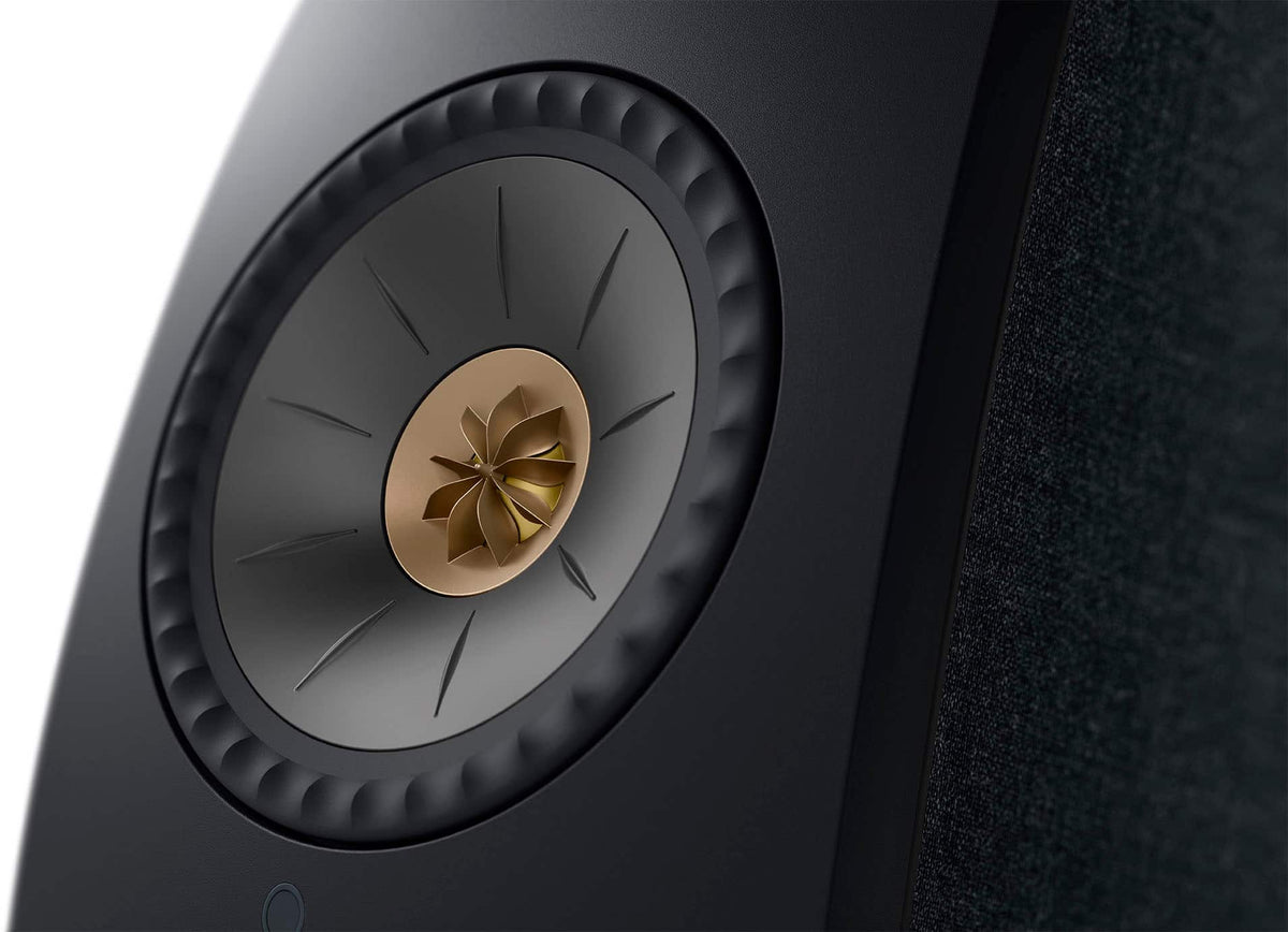 KEF - LSXII Wireless Bookshelf Speakers (Pair) - Black
