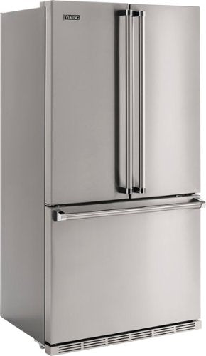 Viking - 36 in. Wide French Door Refrigerator - Stainless Steel