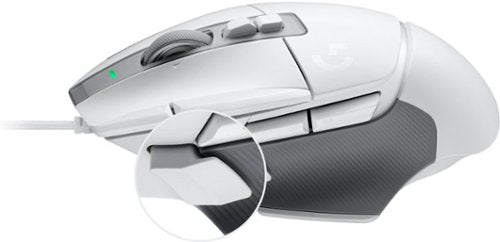 Logitech - G502 X Wired USB Optical Gaming Mouse with HERO 25K Sensor - Wired - White