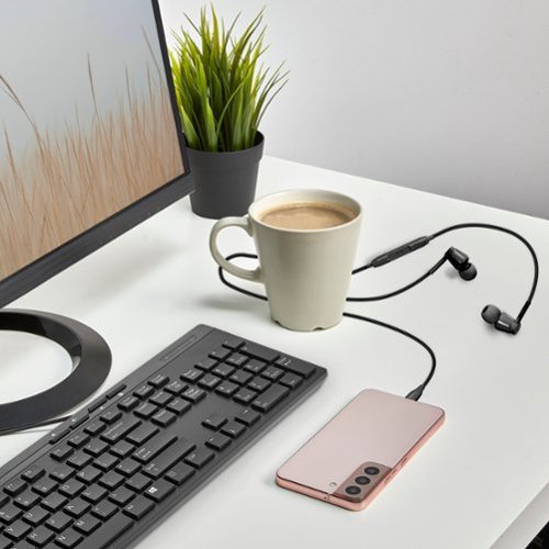 Insignia™ - USB-C Wired Earbud Headphone - Black