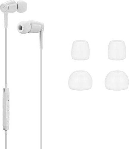 Insignia™ - Lightning Wired Earbud Headphones - White