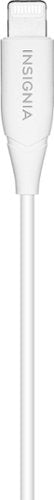 Insignia™ - Lightning Wired Earbud Headphones - White