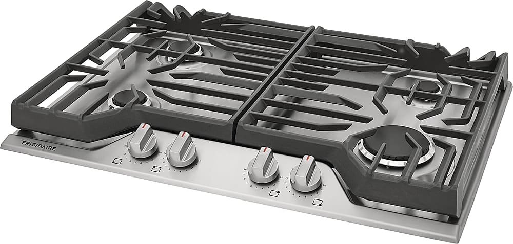 Frigidaire - 30" Gas Cooktop - Stainless Steel