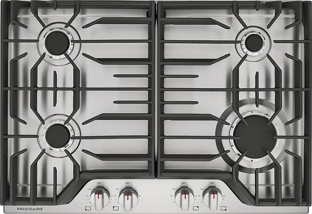 Frigidaire - 30" Gas Cooktop - Stainless Steel
