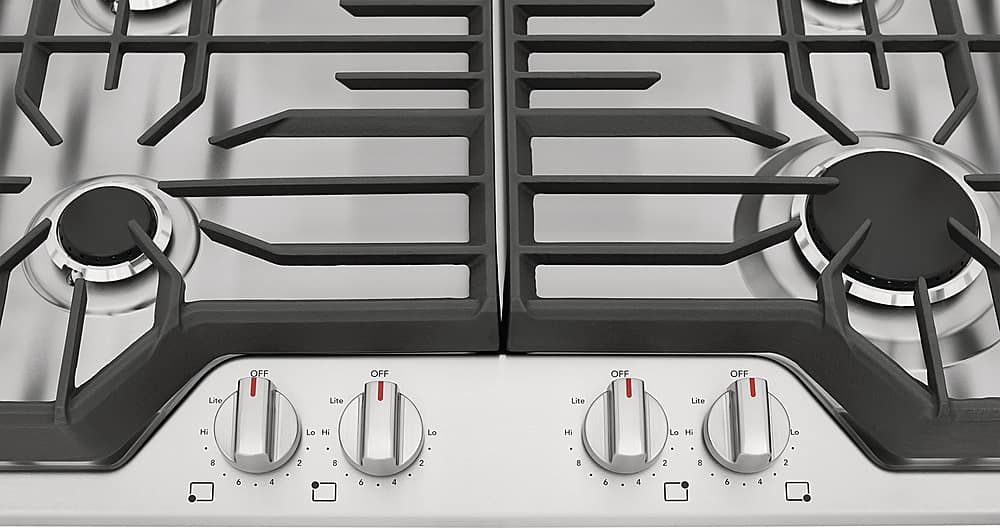 Frigidaire - 30" Gas Cooktop - Stainless Steel