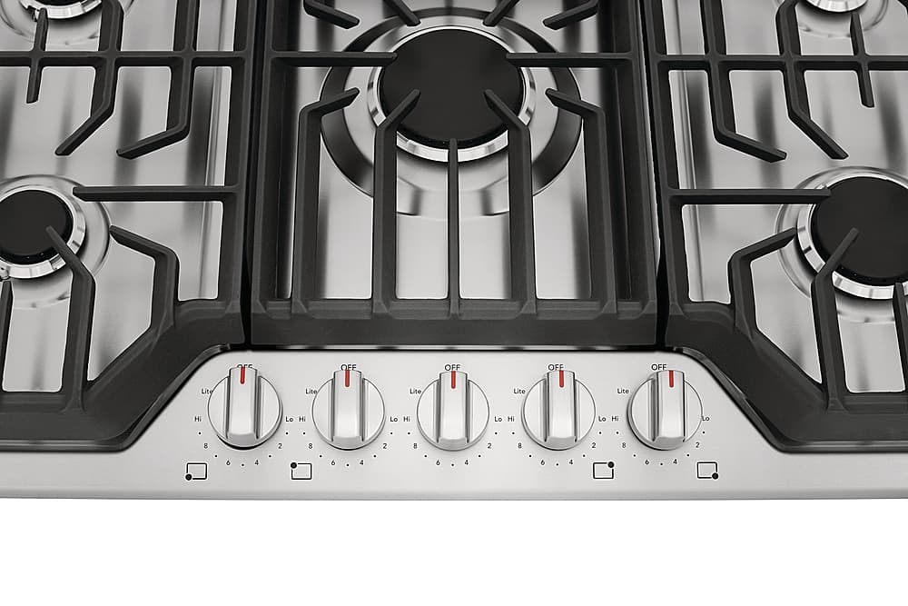 Frigidaire - 36" Gas Cooktop - Stainless Steel