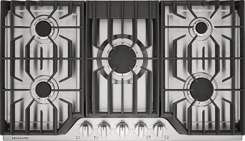 Frigidaire - 36" Gas Cooktop - Stainless Steel