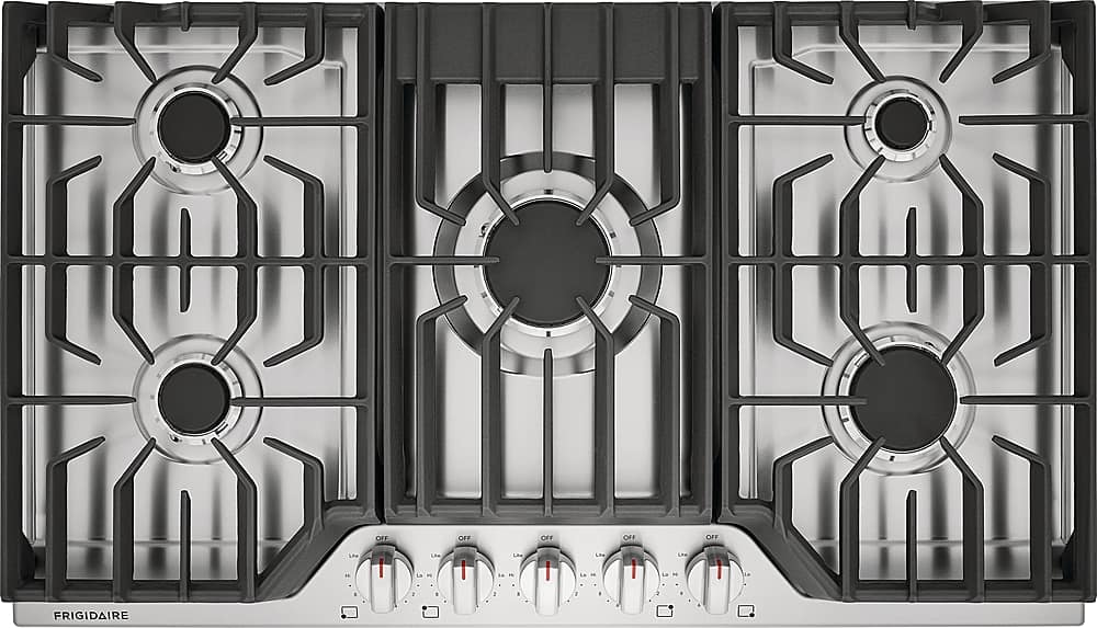 Frigidaire - 36" Gas Cooktop - Stainless Steel