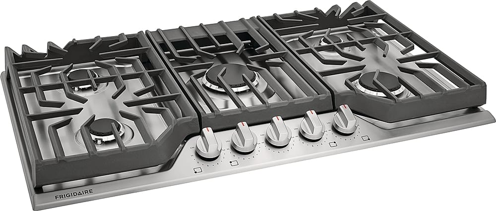 Frigidaire - 36" Gas Cooktop - Stainless Steel
