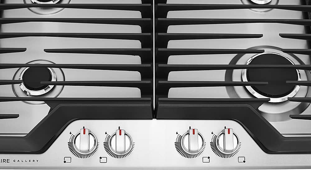 Frigidaire - Gallery 30" Gas Cooktop - Stainless Steel