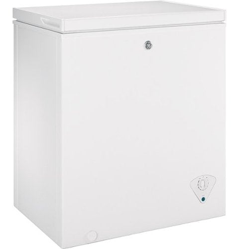 GE - 5.0 Cu. Ft. Garage-Ready Chest Freezer - White