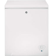 GE - 5.0 Cu. Ft. Garage-Ready Chest Freezer - White