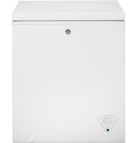 GE - 5.0 Cu. Ft. Garage-Ready Chest Freezer - White