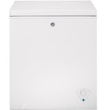 GE - 5.0 Cu. Ft. Garage-Ready Chest Freezer - White