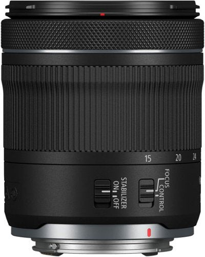 Canon - RF 15-30mm F4.5-6.3 IS STM Ultra-Wide Angle Zoom Lens for EOS R-Series Cameras - Black