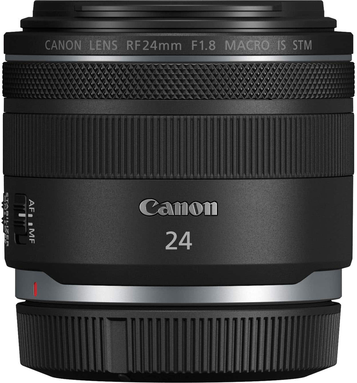 Canon - RF 24mm F1.8 MACRO IS STM Wide Angle Prime Lens for EOS R-Series Cameras - Black